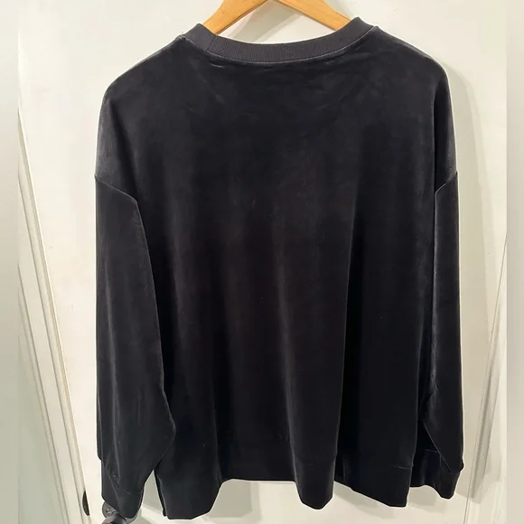 Athleta Retroplush Crewneck Velvet Sweatshirt - Picture 8 of 10